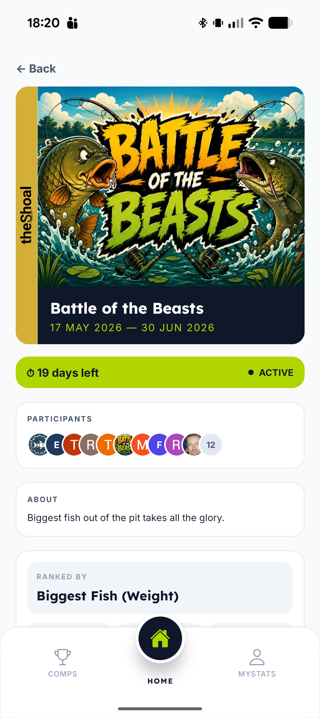 Competition Screen